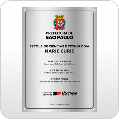 Placa Inauguração