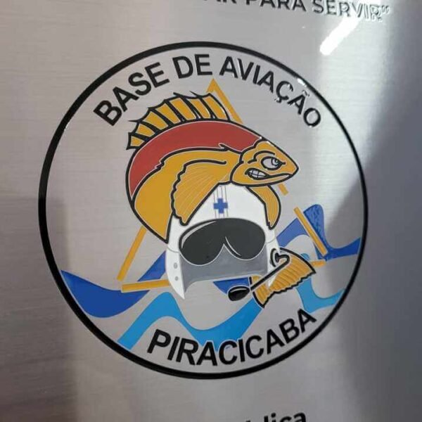 Placa inauguração detalhes
