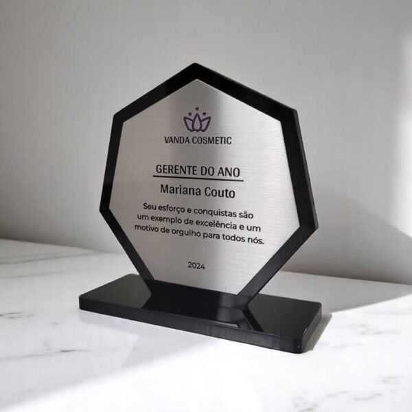 troféu acrílico