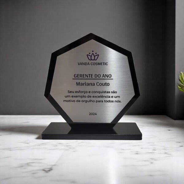 troféu acrílico