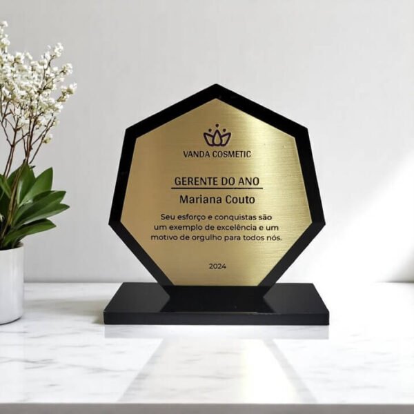 troféu acrílico