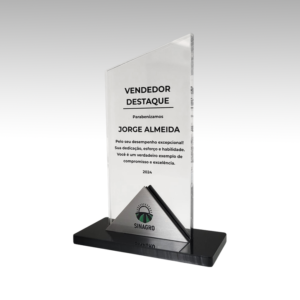 troféu acrílico