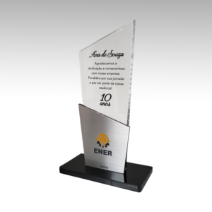 troféu acrílico