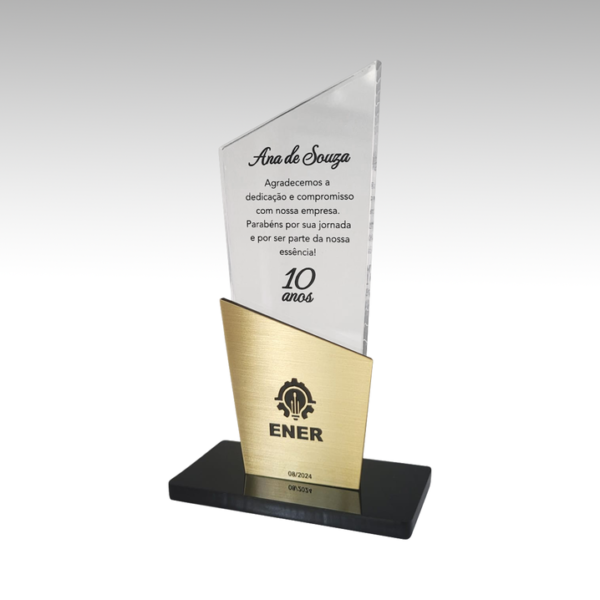 troféu acrílico