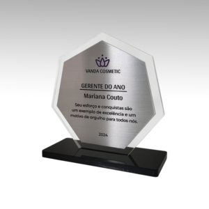 troféu acrílico