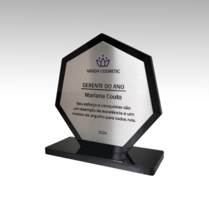 troféu acrílico