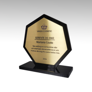 troféu acrílico