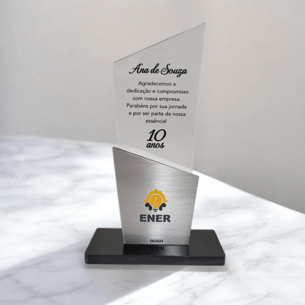 troféu acrílico
