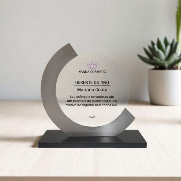 troféu acrílico
