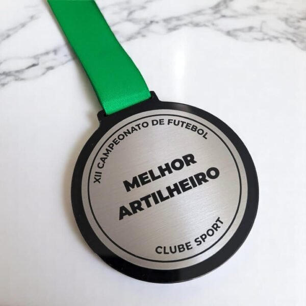 Medalha personalizada aço inox