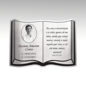 placa túmulo bíblia