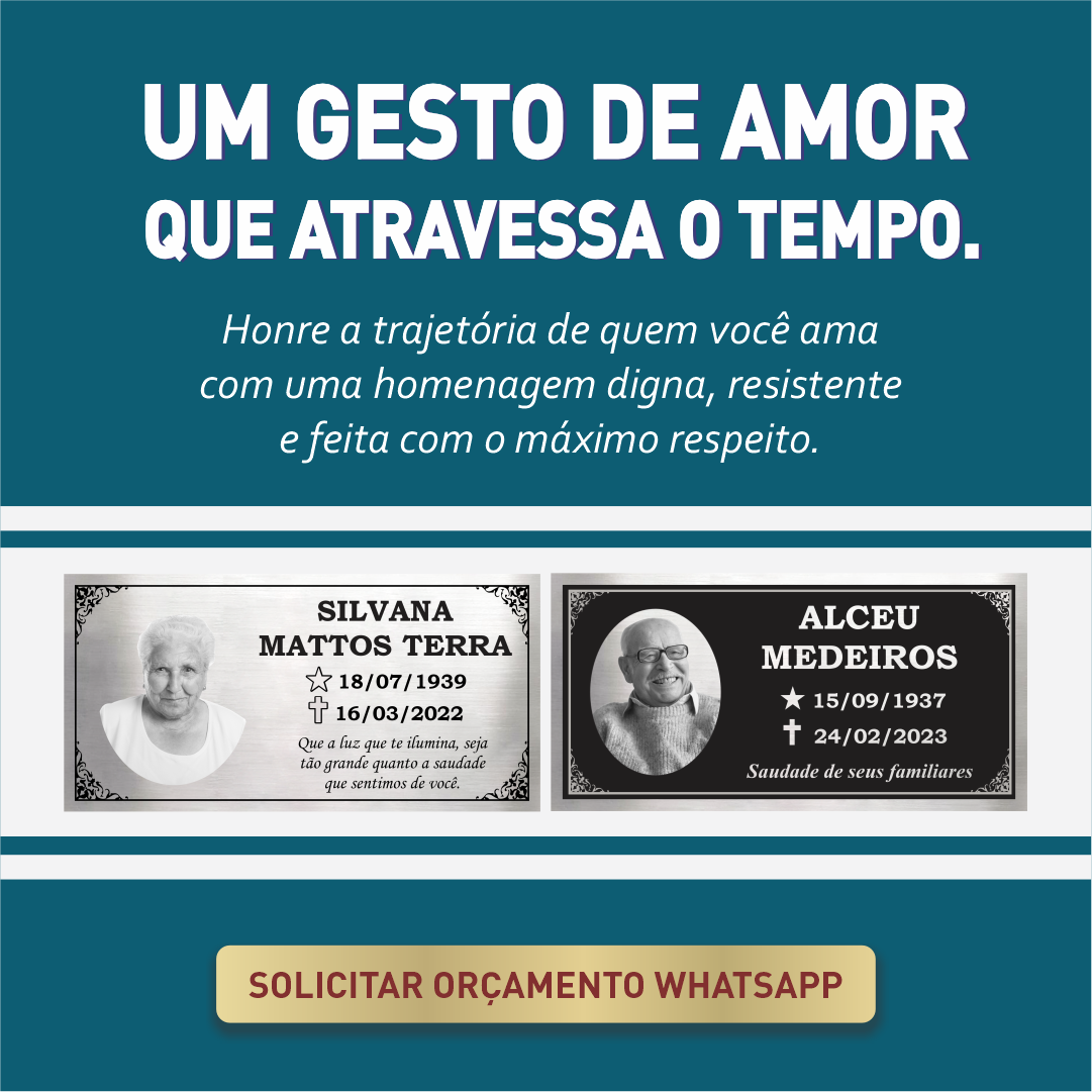 Banner placa Túmulo cel